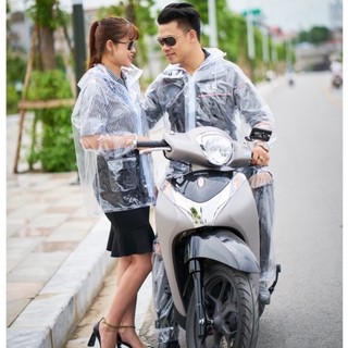 BỘ QUẦN ÁO MƯA TRONG SUỐT CHỐNG THẤM 【áo mưa bộ trong suốt】