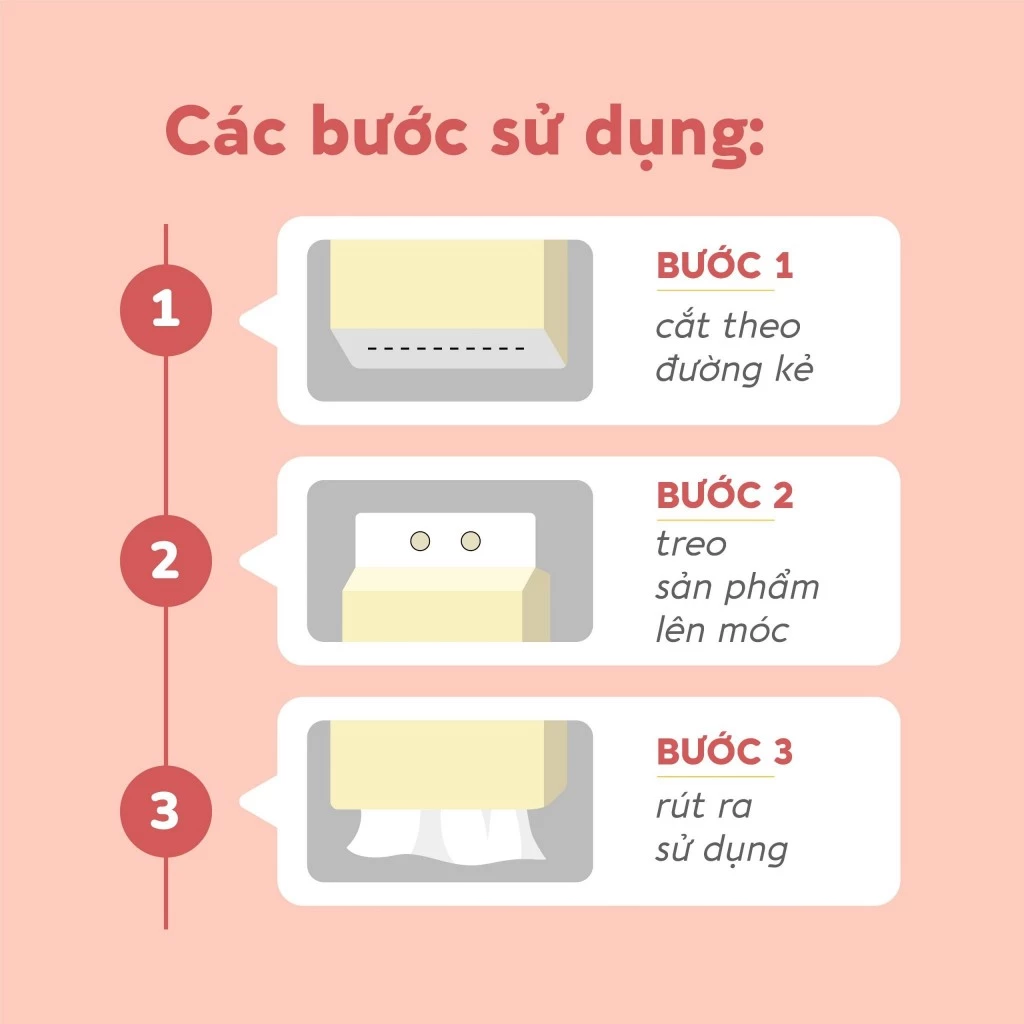 Khăn Giấy Rút 1280 Tờ Treo Tường Bông Sen Vàng - BỊCH TO