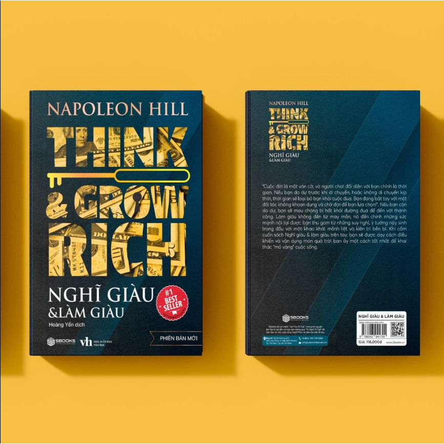 Sách - Nghĩ Giàu Làm Giàu (Napoleon Hill) - Sbooks Store