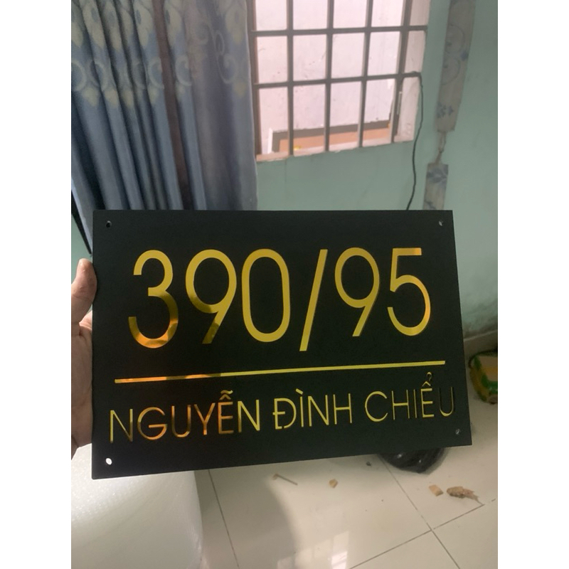 Biển số nhà. Bảng số nhà. Đặt hàng theo yêu cầu. BSN