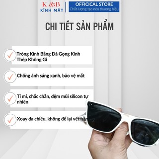 SHOCK GIẢM 49% - Kính Mát Nam Nữ Dáng Vuông Thời Trang chống tia UV400 - T50