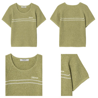 Áo len 8SECONDS Bone Embroidery Pullover