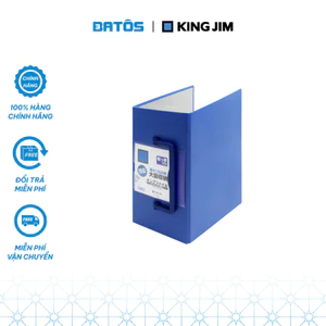 File còng ống King Jim 3515 - Có quai xách, phân trang, lưu trữ 1500 tờ giấy.