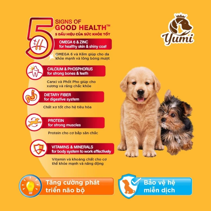 Hạt cho chó YuMi A3 Pro thức ăn hạt cho chó chứa dầu cá hồi cho cún đầy đủ dinh dưỡng phù hợp mọi độ tuổi mọi giống chó – 5