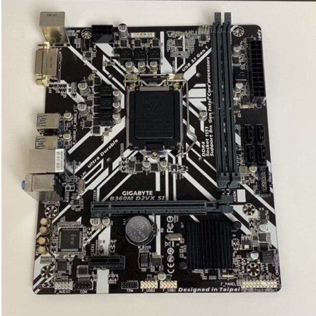 Scheda Madre B360M-D2VX-SI – LGA1151, 2 Slot DDR4, PCIe X16, M.2, USB 3.0, DVI, MicroATX Per Intel 8ª/9ª Gen