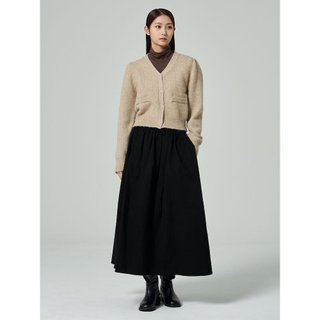 Váy dài 8SECONDS Cotton Shiring Long Full Skirt