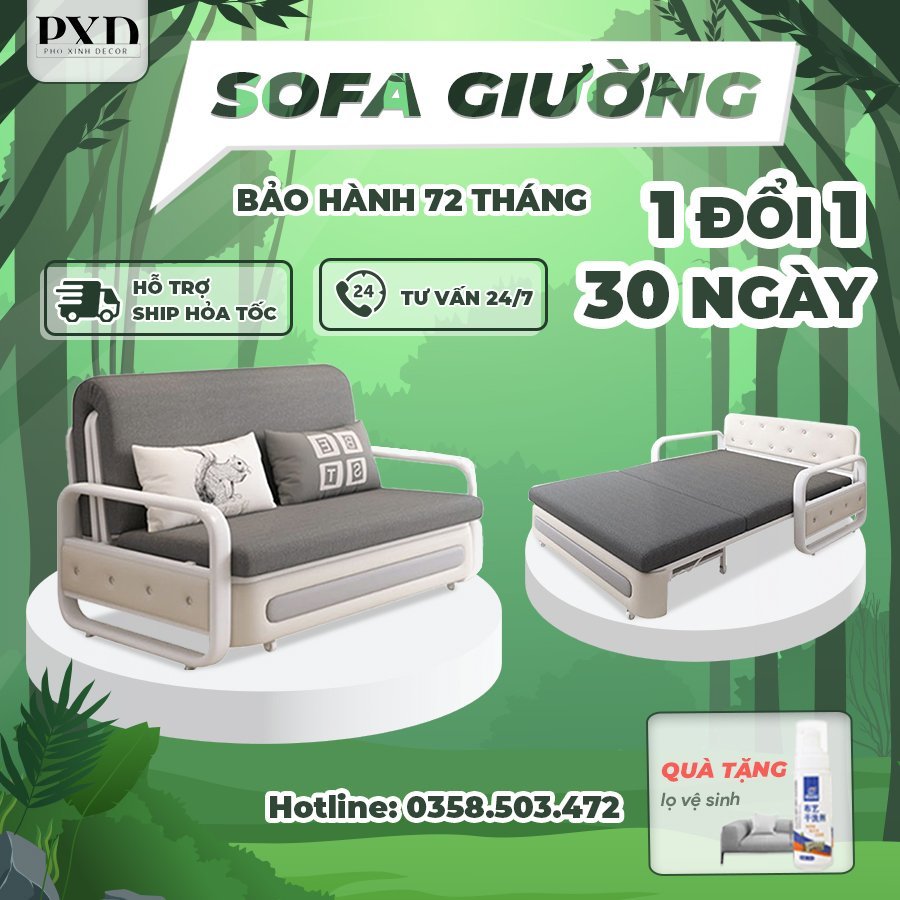 [FREESHIP] Sofa giường, Giường thông minh gấp gọn, Ghế Giường khung ...