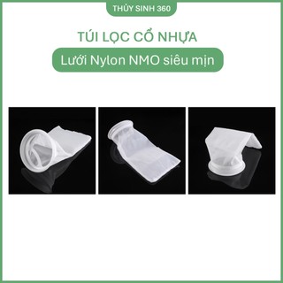Túi Lọc Cổ Nhựa - Lưới Siêu Thoáng, Không thấm Nước - Sử Dụng Cho Hệ Thống Lọc Hồ Cá