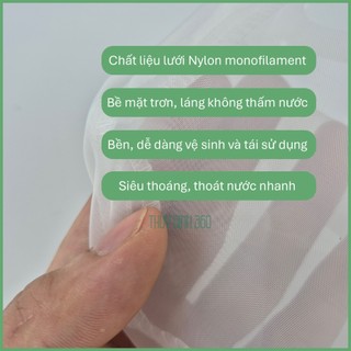 Túi Lọc Cổ Nhựa - Lưới Siêu Thoáng, Không thấm Nước - Sử Dụng Cho Hệ Thống Lọc Hồ Cá