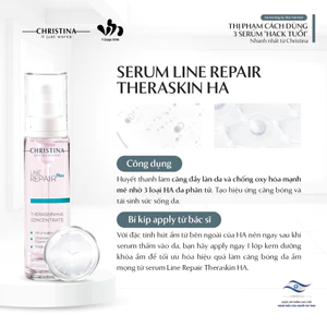 Serum cấp nước, nuôi dưỡng tế bào và chống lão hóa da Christina HA Line Repair Theraskin HA