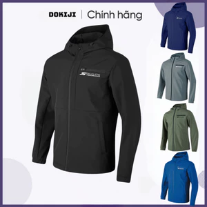Áo khoác gió nam nữ 2 lớp lót lưới 3 khóa ngang -DOKIJI chất vải gió NaNo Bạc chống gió, chống nước, chống nắng