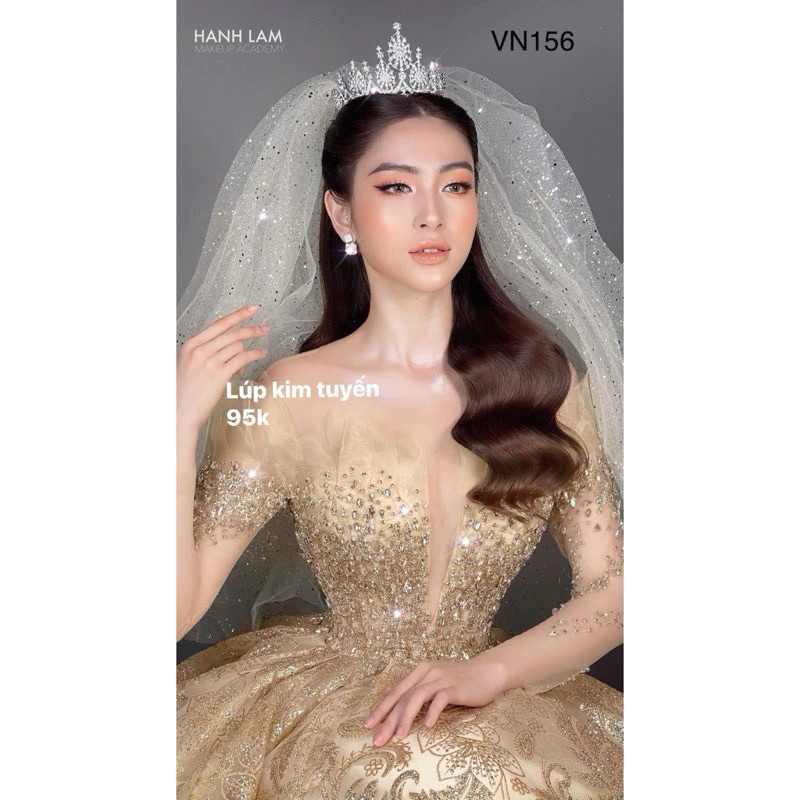 Voan kim tuyến 2 tầng phồng và 1 tầng-VN187