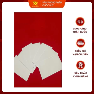 100 CÁI PHONG BÌ TRẮNG KT10x18CM ĐL120 - VPP QUỐC HUY.