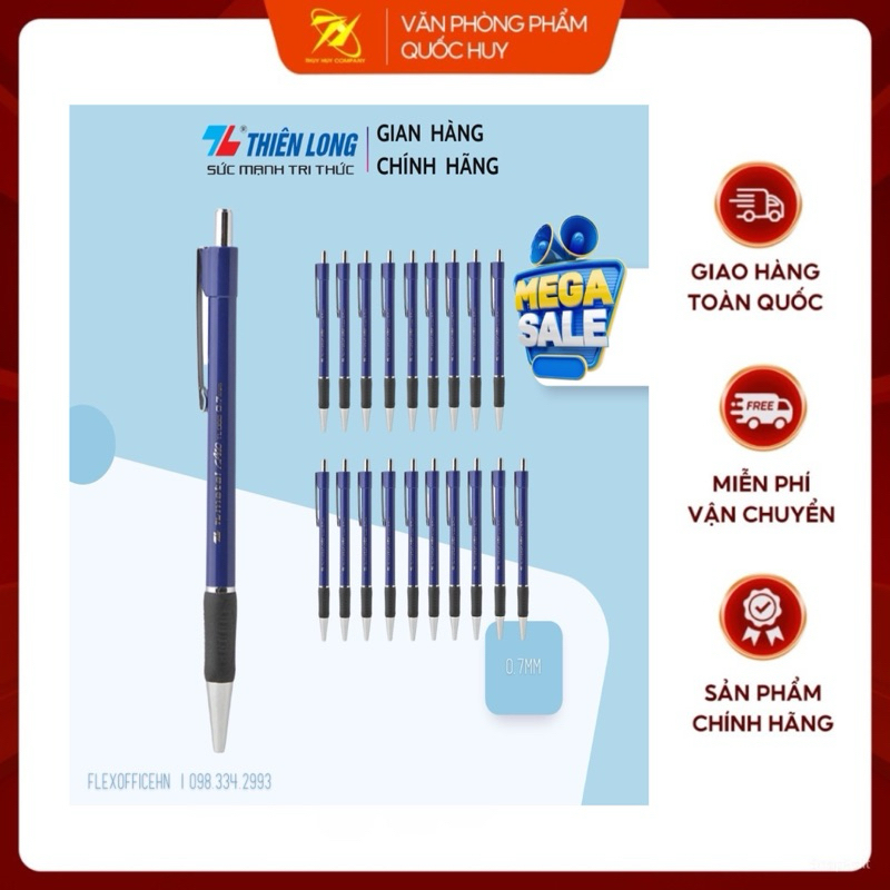 [SỈ] 1 CÁI BÚT BI TL036 HÀNG CHÍNH HÃNG THIÊN LONG - VPP QUỐC HUY