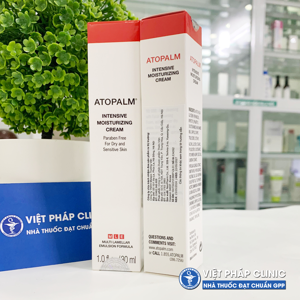 Kem dưỡng ẩm Atopalm intensive moisturizing cream phục hồi hàng rào da ...