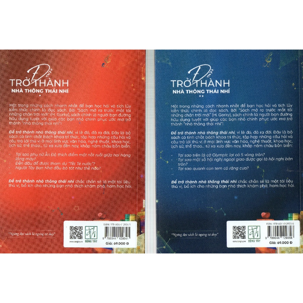 Sách Để trở thành nhà thông thái nhí (2 tập)