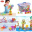 Hộp đồ chơi lắp ghép que 3D sáng tạo cho bé, Bộ Xếp hình que diêm bằng nhựa