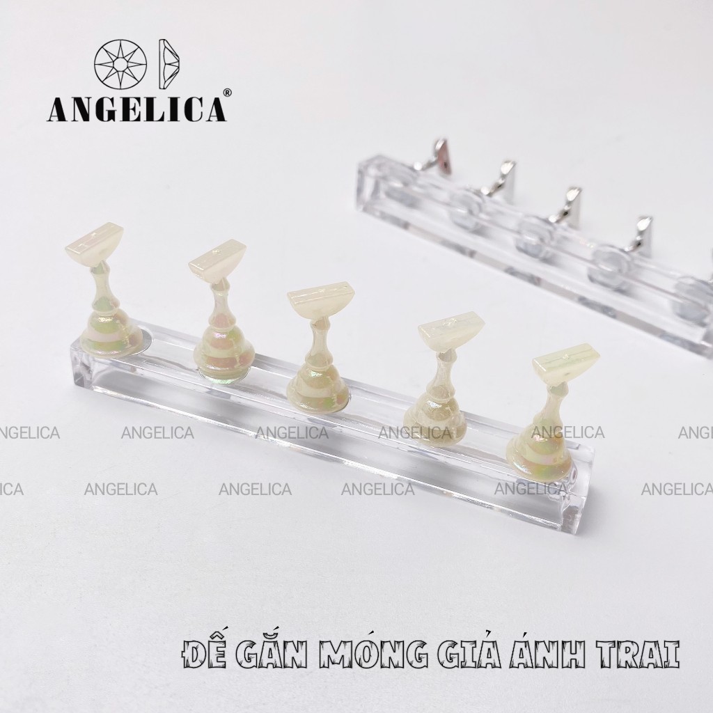 Đế gắn móng giả tập vẽ nail - đế nam châm gắn móng mẫu chuyên dụng