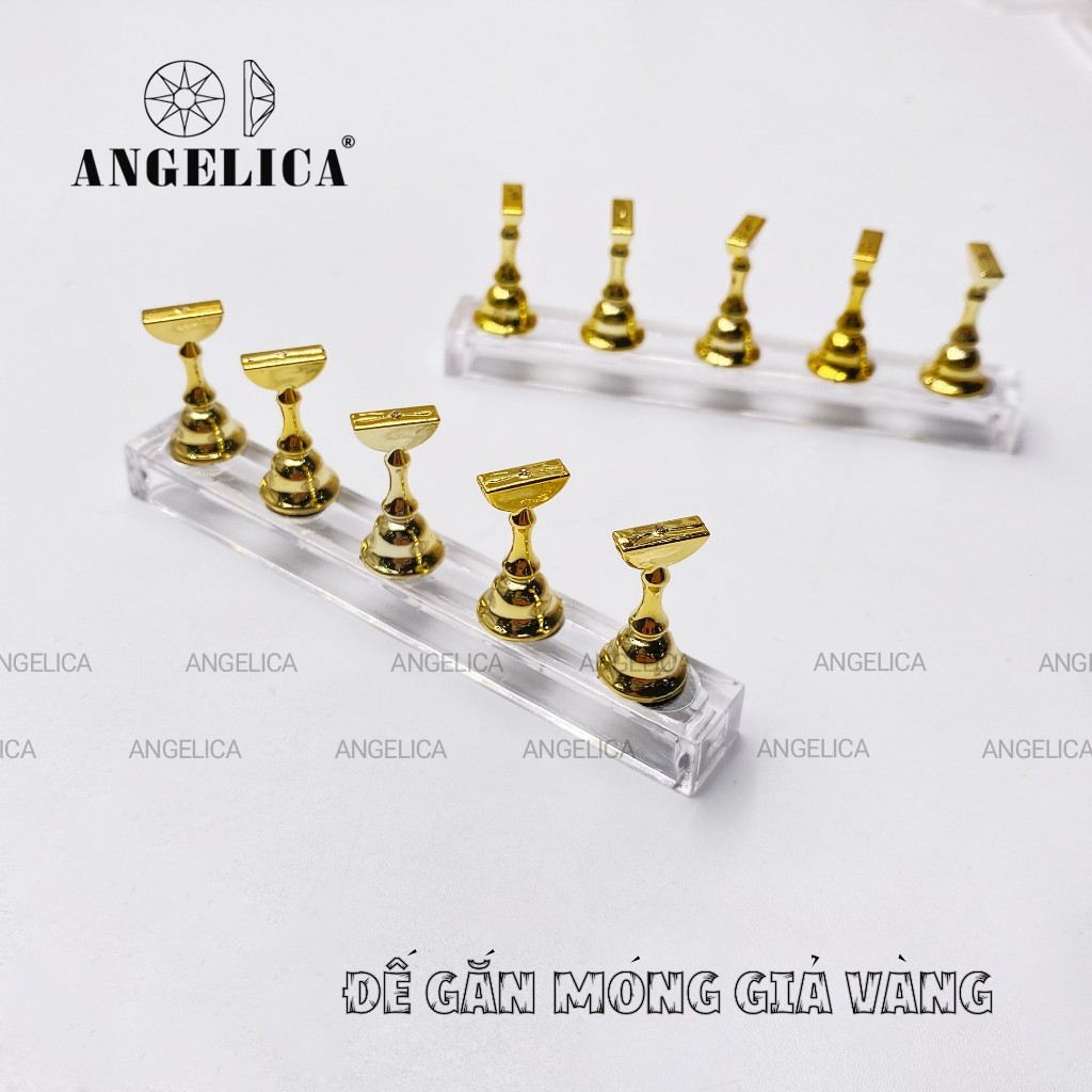 Đế gắn móng giả tập vẽ nail - đế nam châm gắn móng mẫu chuyên dụng