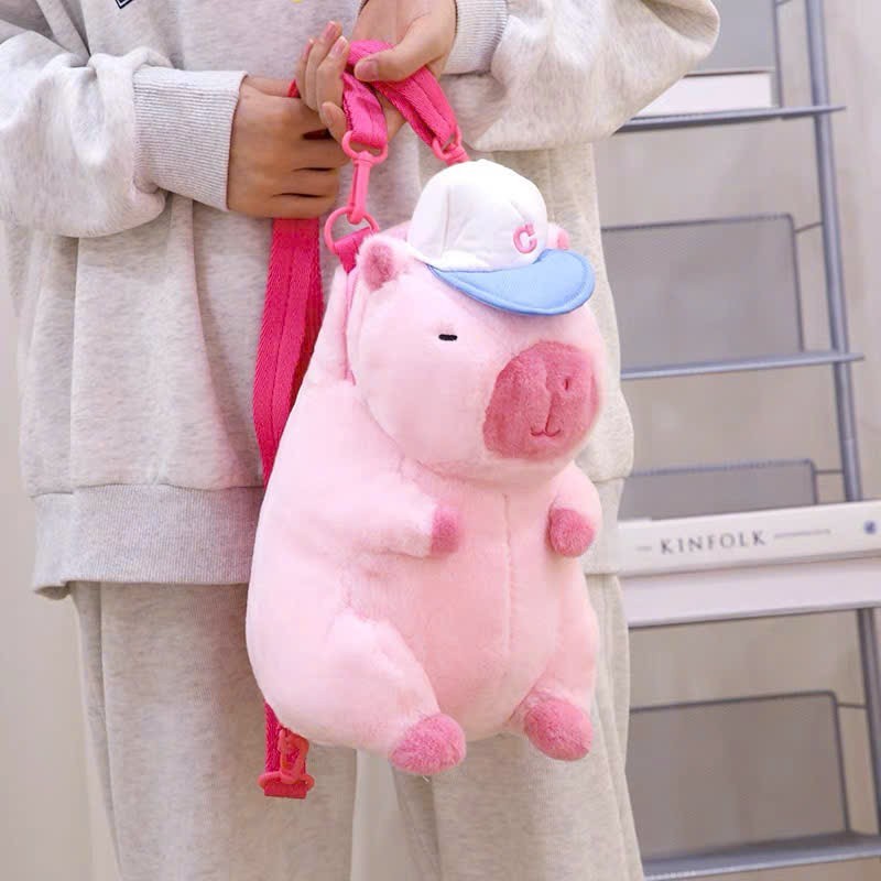 Balo Capybara Túi Capybara Dễ Thương Balo Gấu Bông Capybara Chất Liệu Vải Lông Cao Cấp Mềm Mại Capybara Balo 25 - 40Cm