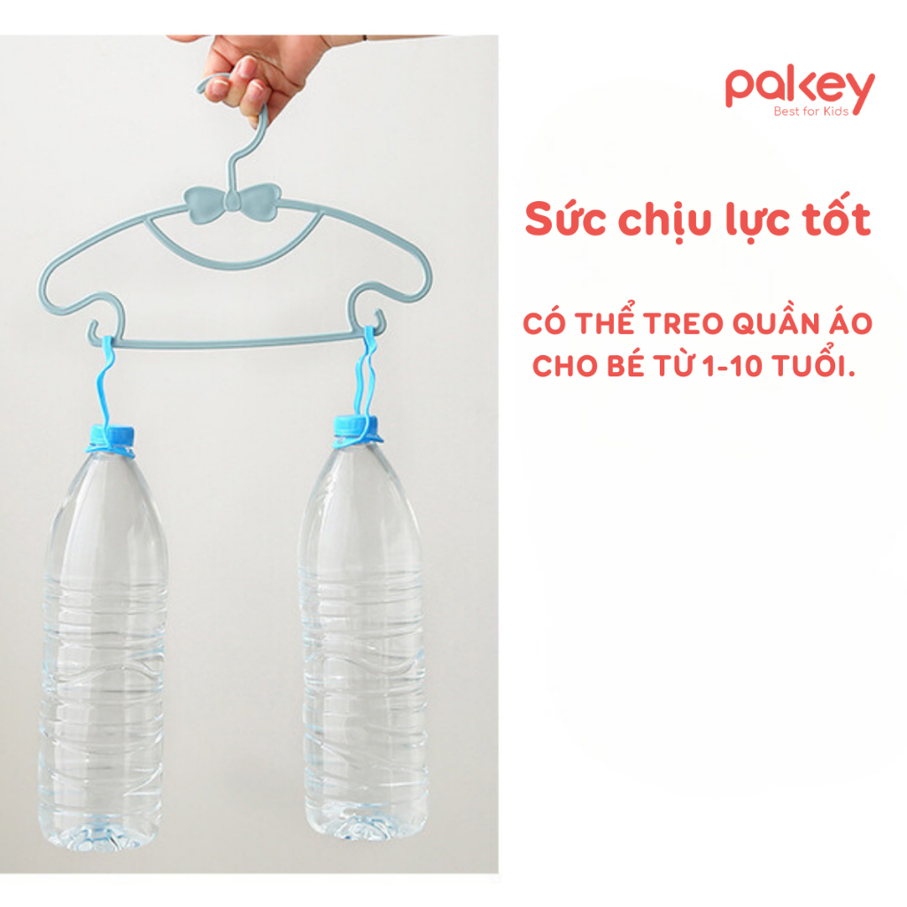 Mắc Treo Quần Áo Cho Bé, Móc Nhựa Treo Đồ Cho Trẻ Sơ Sinh Màu Sắc Pastel Chống Nhăn, Không Để Lại Dấu Vết