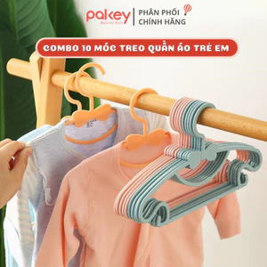 Mắc Treo Quần Áo Cho Bé, Móc Nhựa Treo Đồ Cho Trẻ Sơ Sinh Màu Sắc Pastel Chống Nhăn, Không Để Lại Dấu Vết