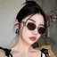 Kính râm mát thời trang nữ phong cách Hàn Quốc chụp ảnh cưới áo dài kỷ yếu siêu hot hit ABICA 350