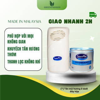 Combo máy tạo mùi dạng cánh quạt tự động và tinh dầu sáp thơm phòng ScentPur 75g