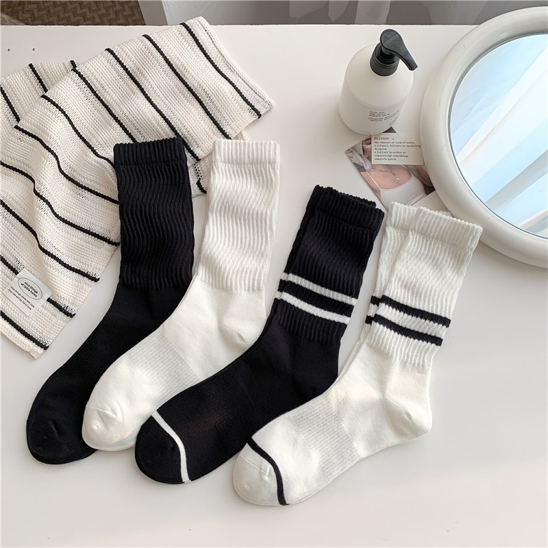 Vớ Tất cổ cao 1924 Unisex phong cách thể thao, trẻ trung và năng động
