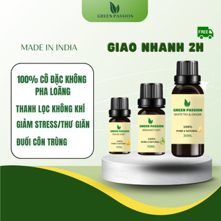 Tinh dầu Green Passion chiết xuất thiên nhiên giúp thơm phòng, thanh lọc không khí 5ml/10ml/30ml