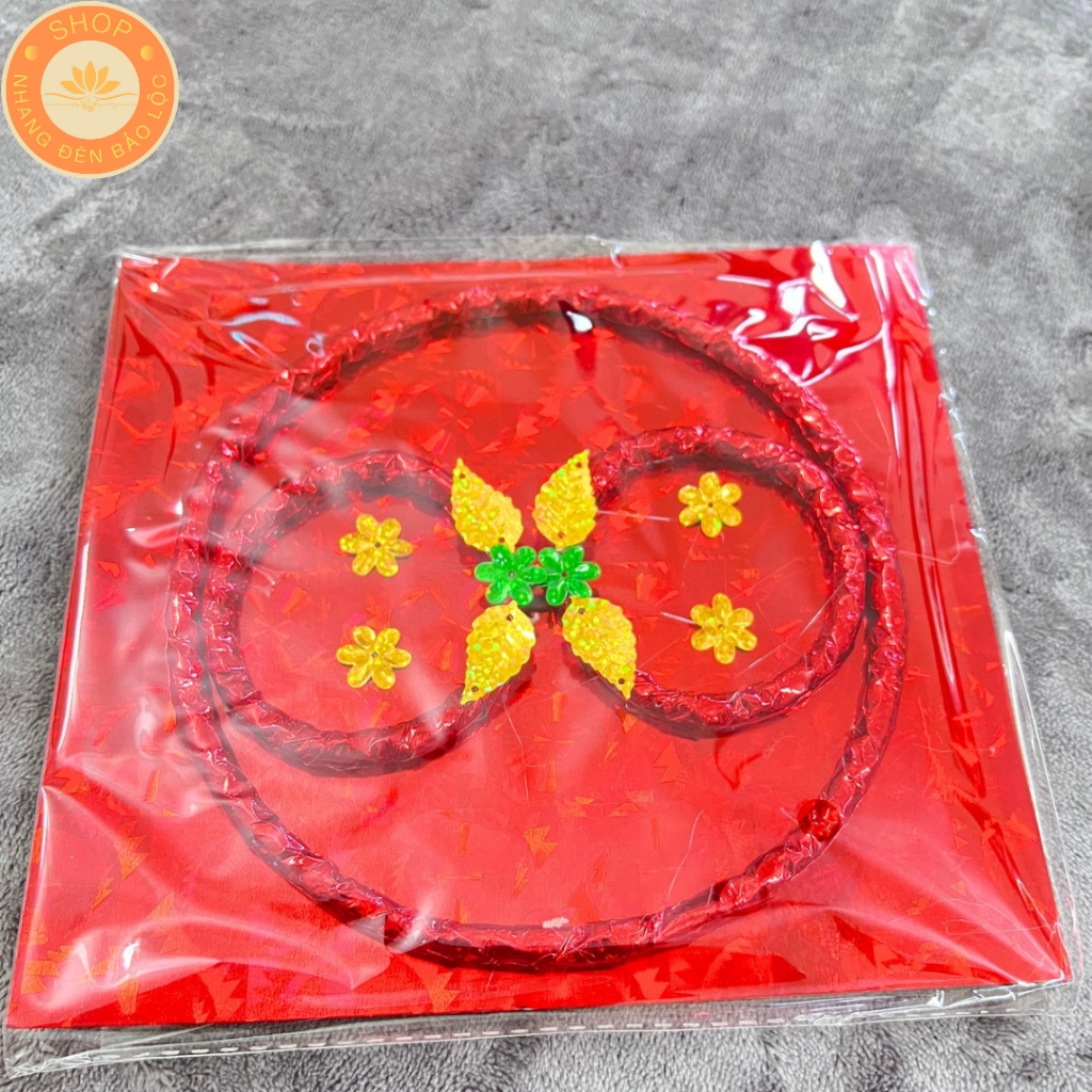Bộ Trang Sức Màu Đỏ Ánh Loại Cao Cấp Cúng Mụ,đầy Tháng,Thôi Lôi,kiềng,Lắc ,Nhẫn -Nhang Đèn Bảo Lộc