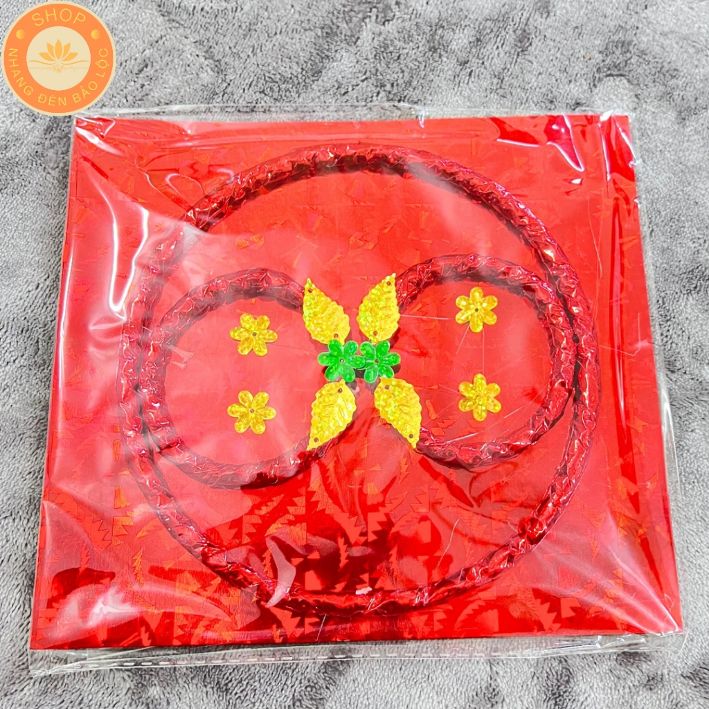 Bộ Trang Sức Màu Đỏ Ánh Loại Cao Cấp Cúng Mụ,đầy Tháng,Thôi Lôi,kiềng,Lắc ,Nhẫn -Nhang Đèn Bảo Lộc