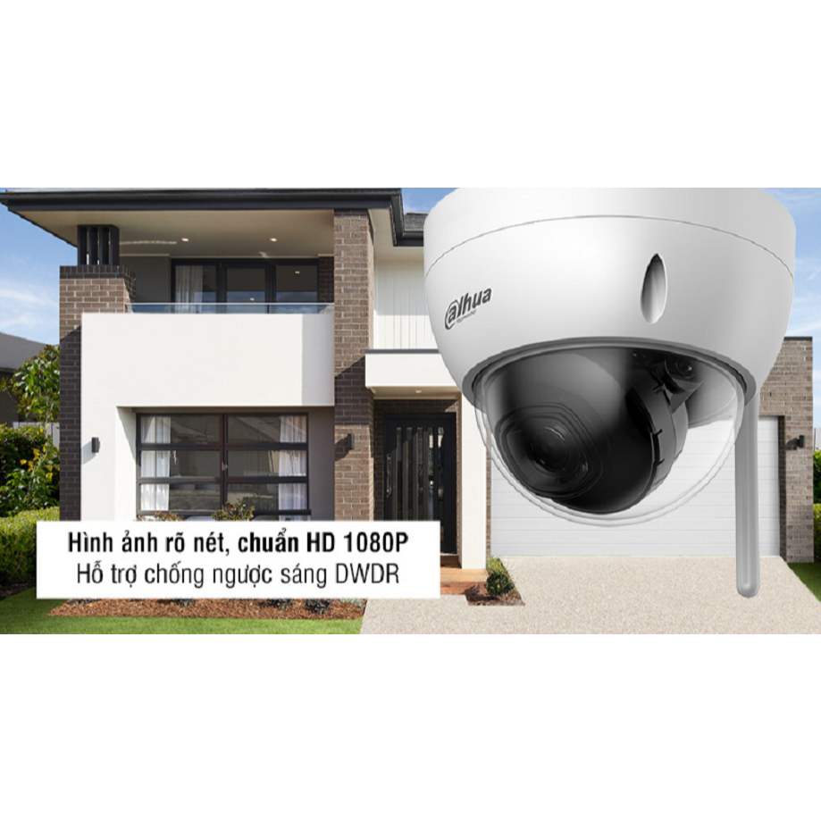 Camera IP Wifi 2MP Bán Cầu DAHUA DH-IPC-HDBW1230DE-SW