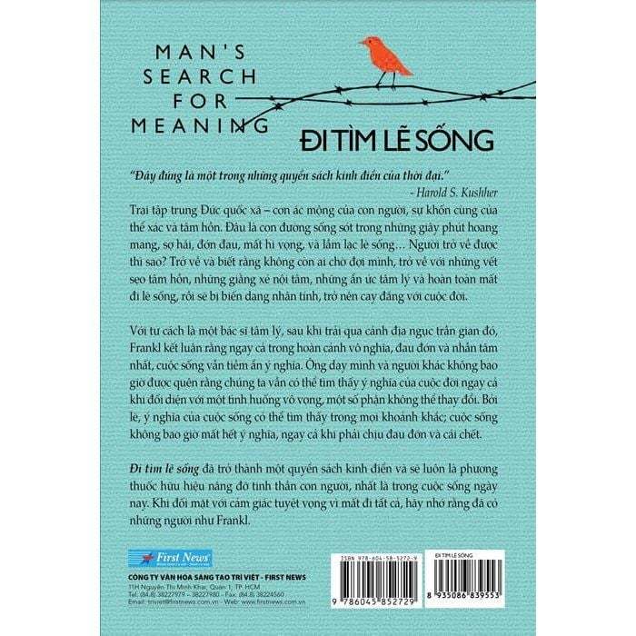 Ảnh Sách - Đi Tìm Lẽ Sống - Viktor E. Frankl 2