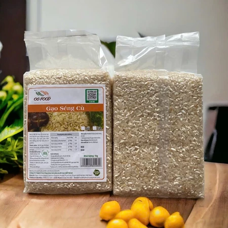 Gạo Séng Cù, Gạo Lứt Séng Cù Thơm Ngon Dẻo Dai Bịch 1kg - Tuệ Minh