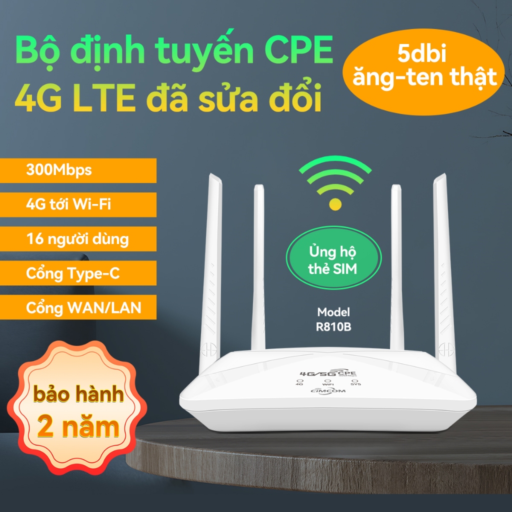 【MeFi】cục phát wifi 4g từ sim tốc độ cao, có cổng LAN 300Mbps, hỗ trợ ...