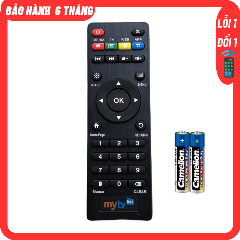Điều khiển MyTV net kèm Pin - Điều khiển Tivi đầu thu MyTV. | Shopee ...
