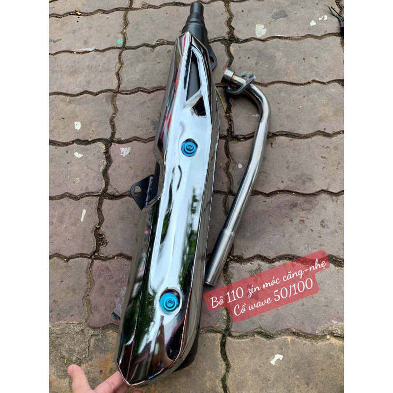 Bô Wave 110 kiểu zin Móc nhẹ lắp Wave 50/100/110cc