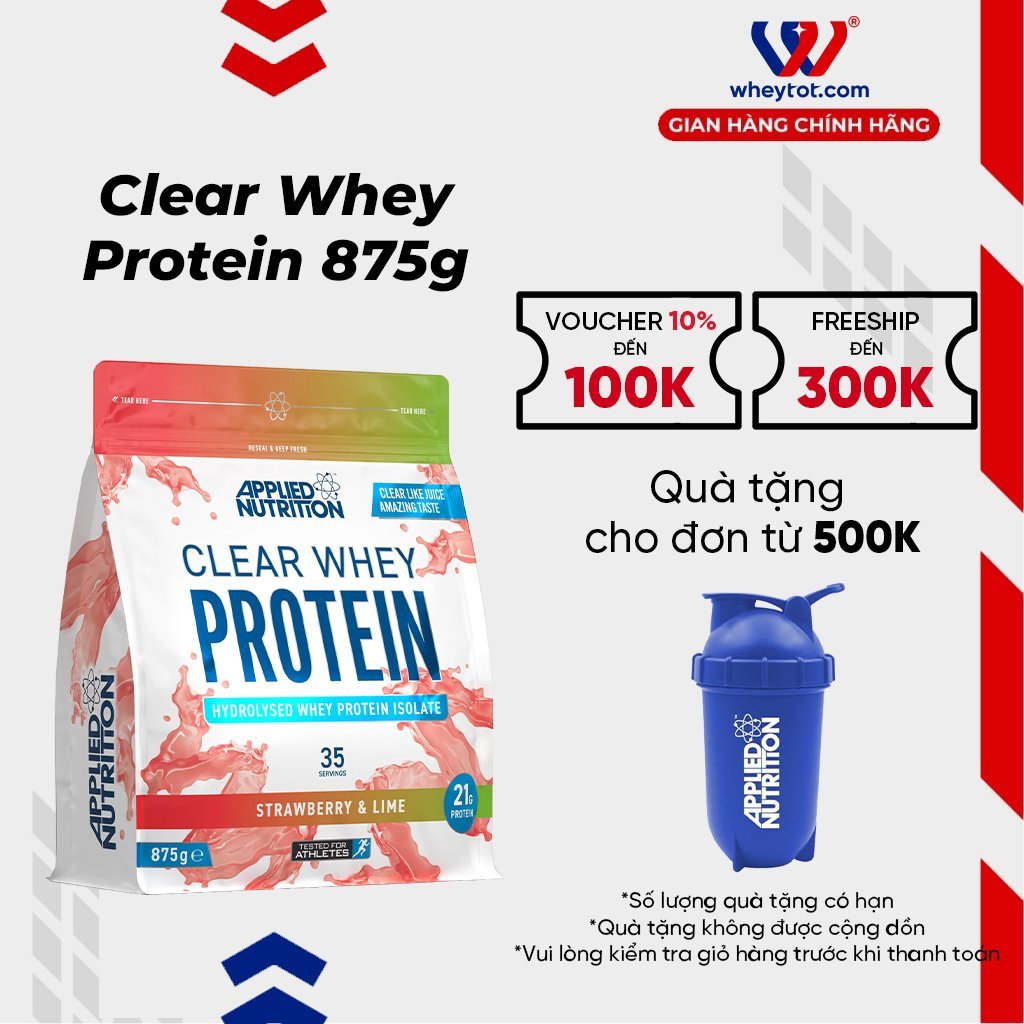 Applied Nutrition Clear Whey 875G Strawberry & Lime 875GM