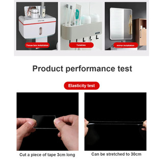 Băng Dính 2 Mặt Trong Suốt Băng Keo 2 Mặt Siêu Dính Công Nghệ Nano Không Để Lại Vết Keo Khi Bóc