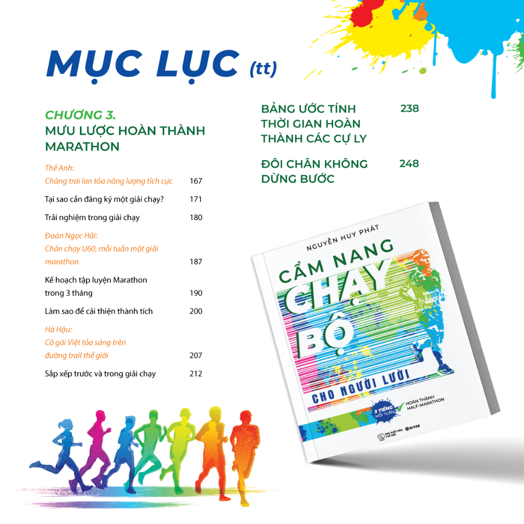 Sách - Cẩm Nang Chạy Bộ Cho Người Lười - Ba Tiếng Mỗi Tuần Hoàn Thành Half-marathon