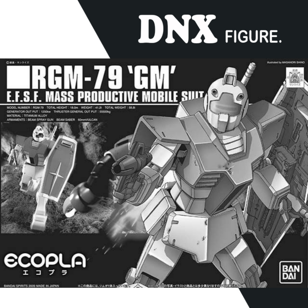 Mô Hình Lắp Ráp P-Bandai Gundam Ecopla HG RGM-79 "GM" (New Seal)