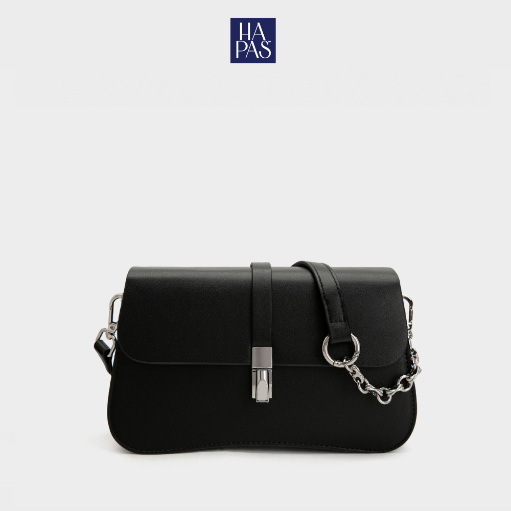 Túi Xách Nữ Đeo Chéo Grace Bag Đáy Cong Khóa Gài Sz 23 HAPAS - TDC230512