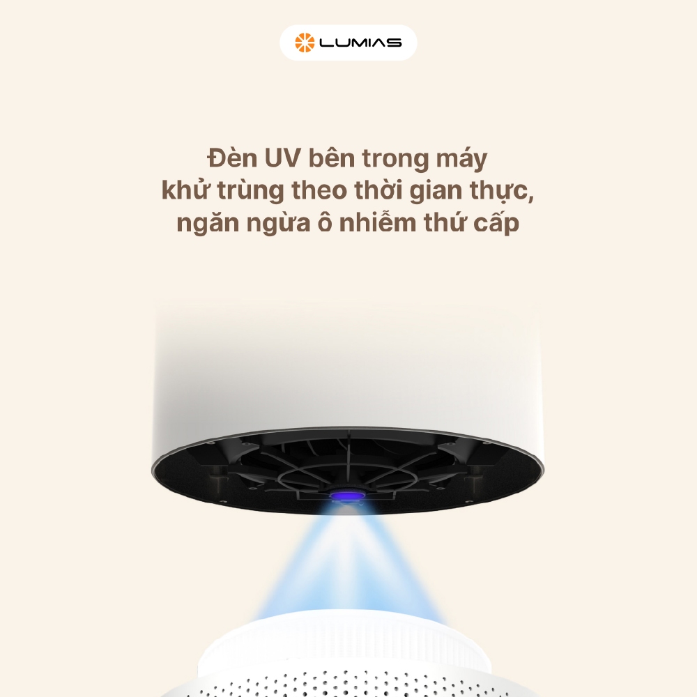 Máy lọc không khí ion âm, khử khuẩn - lọc sạch bụi mịn Lumias Bulma Pro/Bulma/Bulma Compact