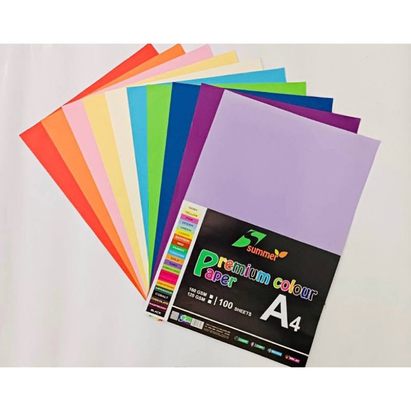 BÌA MÀU A4 TRỘN 10 MÀU, 100TỜ/TẬP 1 - VPP QUỐC HUY.