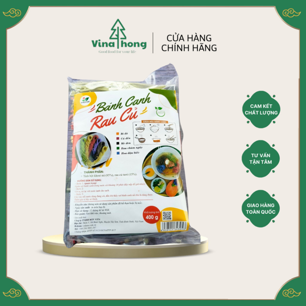 Bánh Canh Bột Lọc Rau Củ 400g Không Chất Bảo Quản - Date: 11/2024 ...