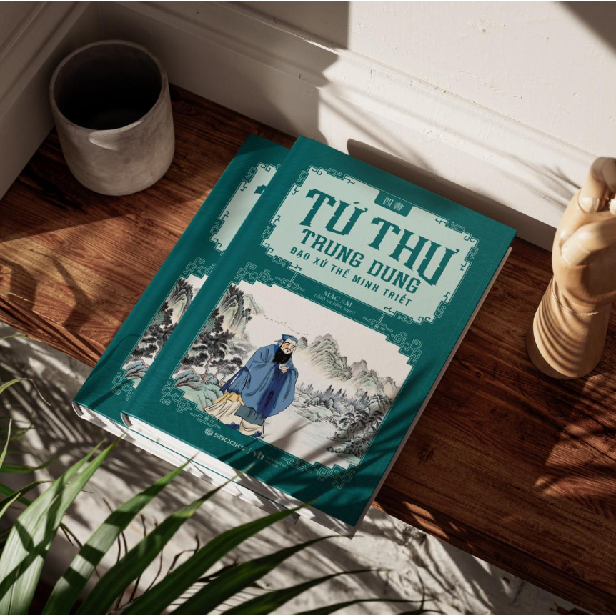 Sách - Combo 4 Cuốn Tứ Thư: Đại Học + Luận Ngữ + Trung Dung + Mạnh Tử - Sbooks Store