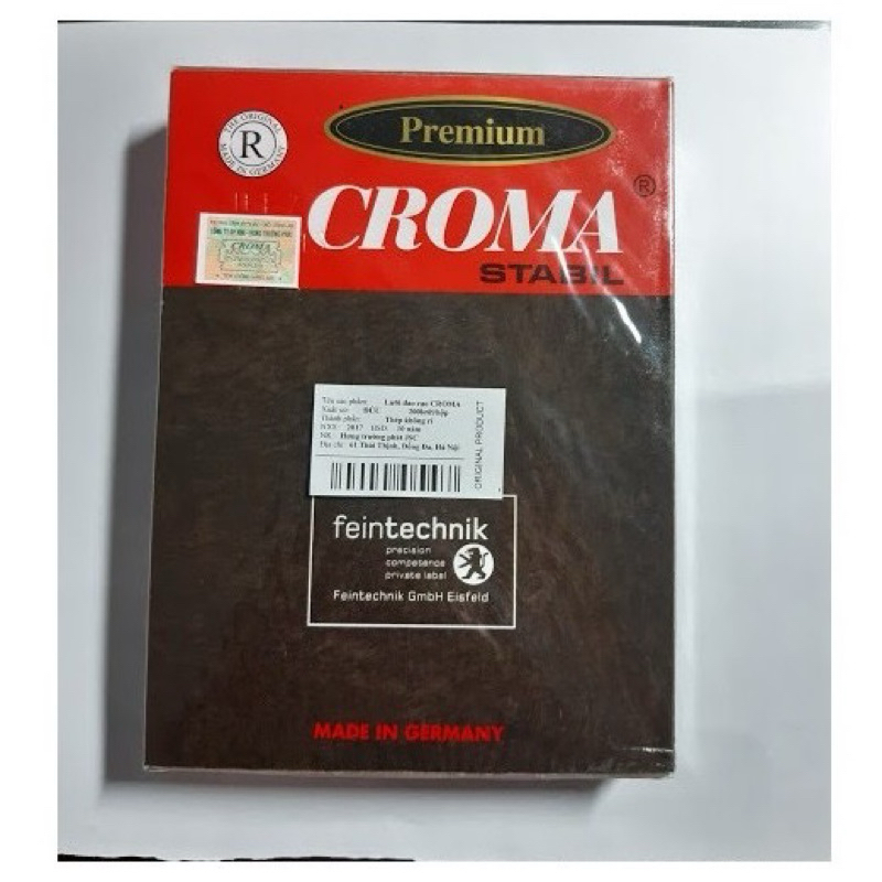 LƯỠI DAO CẠO RÂU CROMA HỘP 10 CÁI (HÀNG CHUẨN CÔNG TY) - VPP QUỐC HUY.