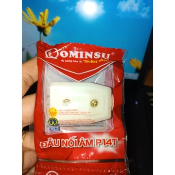 Combo 5 Phích cắm âm - Phích cái - Phích nối âm - Phích cắm chịu tải 2000W chính hãng OMINSU