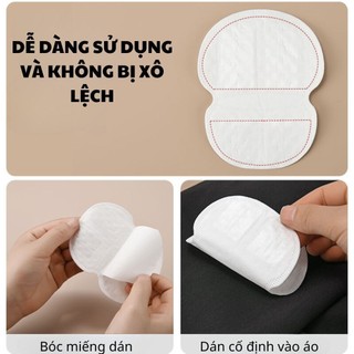 Set 30 Miếng Dán Thấm Hút Mồ Hôi Nách Cho Cả Nam Và Nữ Giúp Ngăn Mùi, Miếng Dán Dùng 1 Lần Tiện Lợi 88820